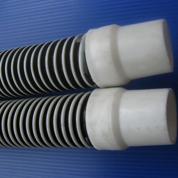 波紋管、帶注塑接頭雙色螺紋軟管